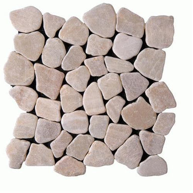 Botany Bay Pebbles - Opus Tumbled in Beige Onyx Natural Stone