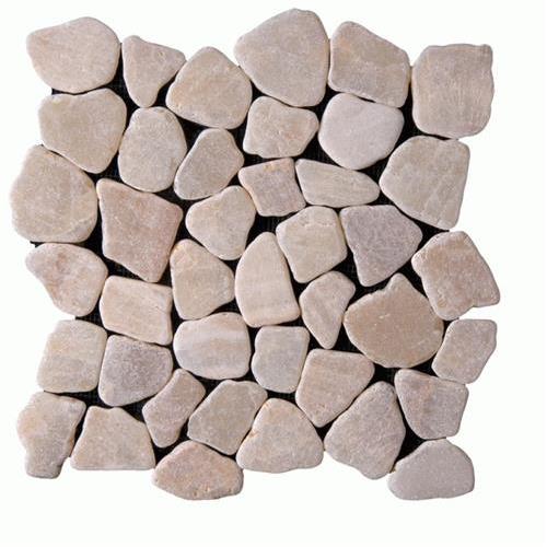 Botany Bay Pebbles - Opus Tumbled in Beige Onyx