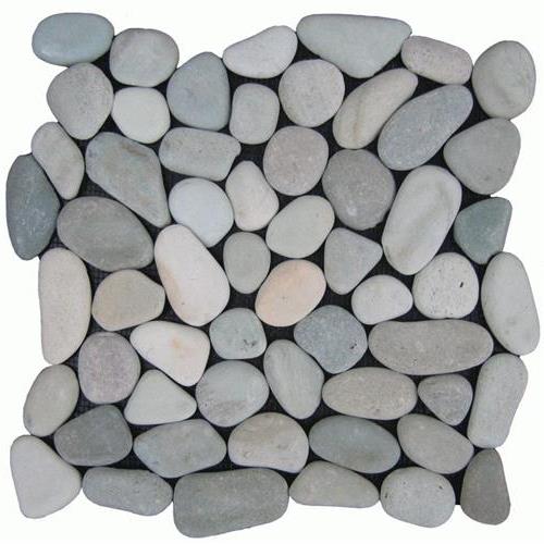 Botany Bay Pebbles - Natural in Sea Green