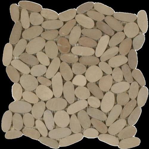Botany Bay Pebbles - Sliced in Khaki