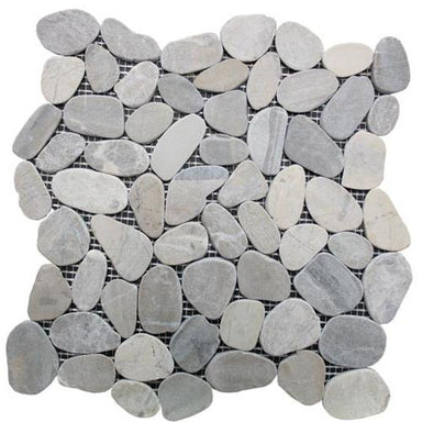 Botany Bay Pebbles - Sliced in Sliced Pebbles - Shadow Natural Stone