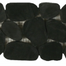 Botany Bay Pebbles - Sliced Borders in Black Natural Stone
