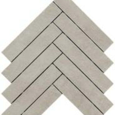 Boom in Boom Mosaico Spina Di Pesce Acciaio Tile