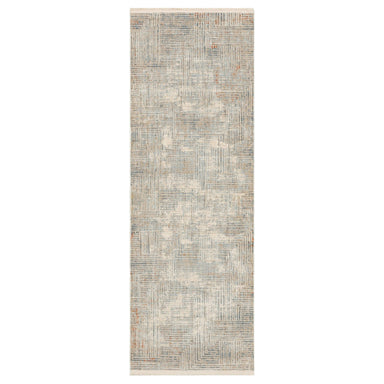 Solitude Plaza Dilao in Dark Grey Beige Area Rugs