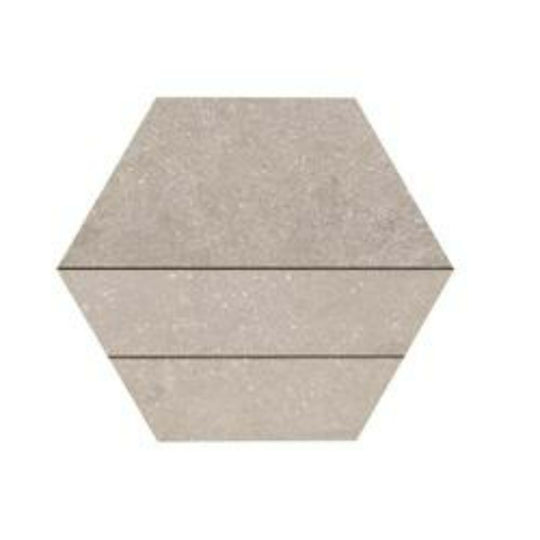 Realstone Lunar in White Mosaico 3d-29x33