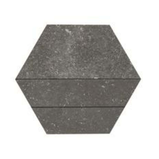 Realstone Lunar in Deep Grey Mosaico 3d-30x30