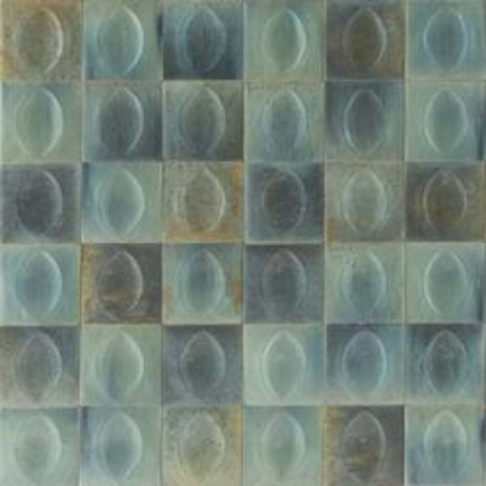 Gleeze in Turchese Struttura Egg Glossy-10x10 Tile