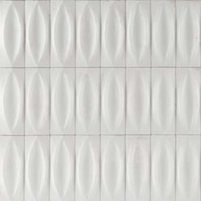Gleeze in Bianco Struttura Eye Glossy-7x20 Tile