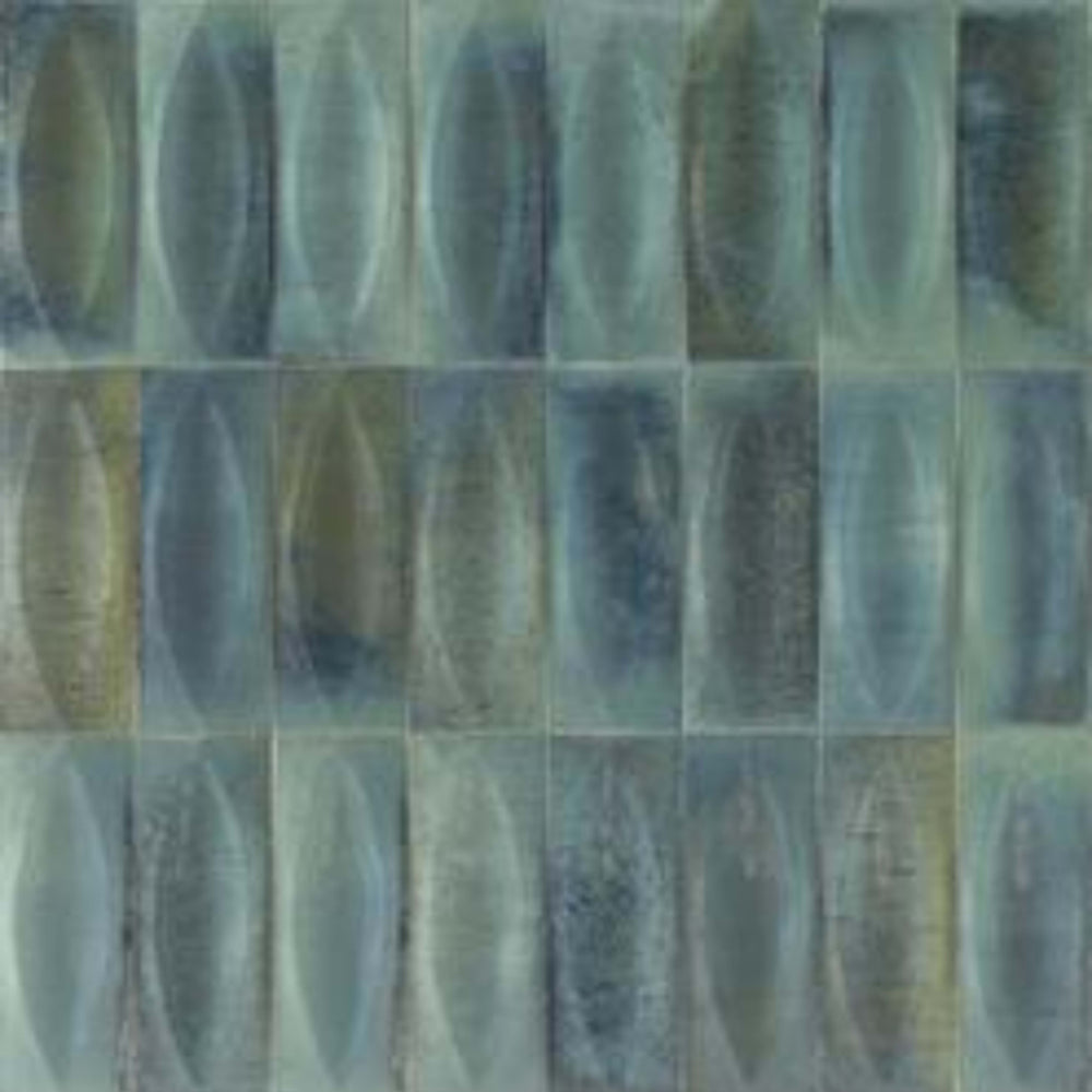 Gleeze in Turchese Struttura Eye Glossy-7x20 Tile