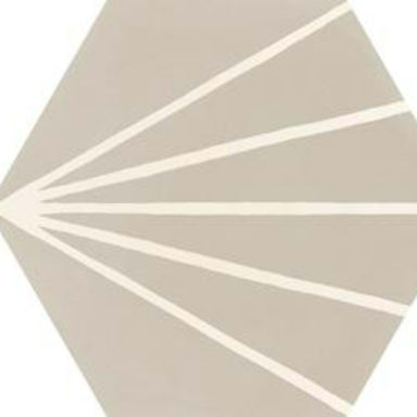 Stratford in Beige Decoro Tratto-21x18 Tile