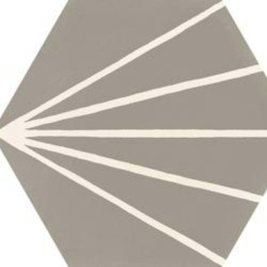 Stratford in Grey Decoro Tratto-21x18 Tile