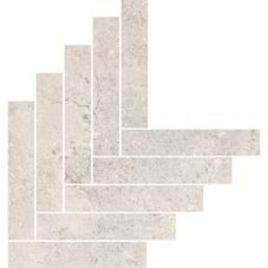 Kalkstone in White Mosaico Freccia-44x61 Tile