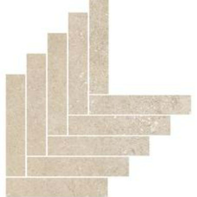 Kalkstone in Sand Mosaico Freccia-44x61 Tile
