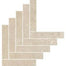 Kalkstone in Sand Mosaico Freccia-44x61 Tile