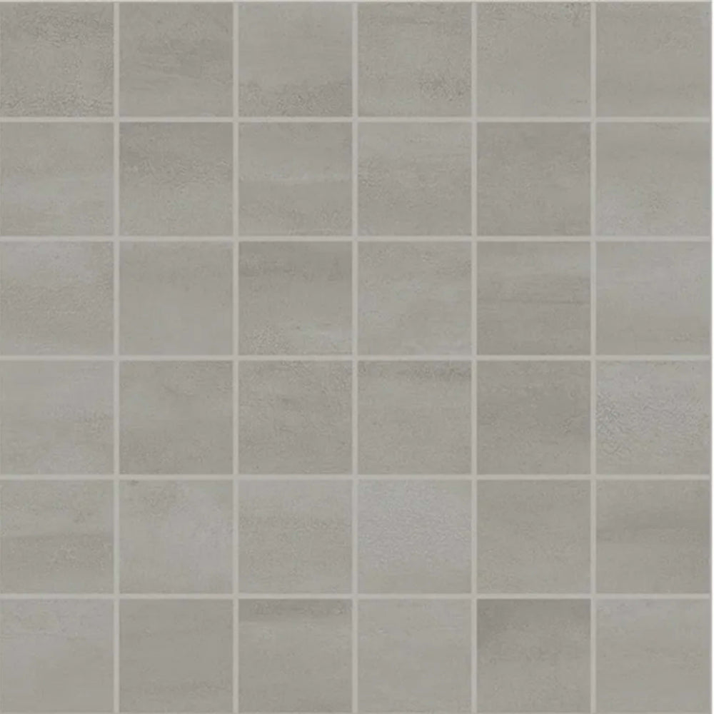 Reflexion in Titanium Mosaic Tile