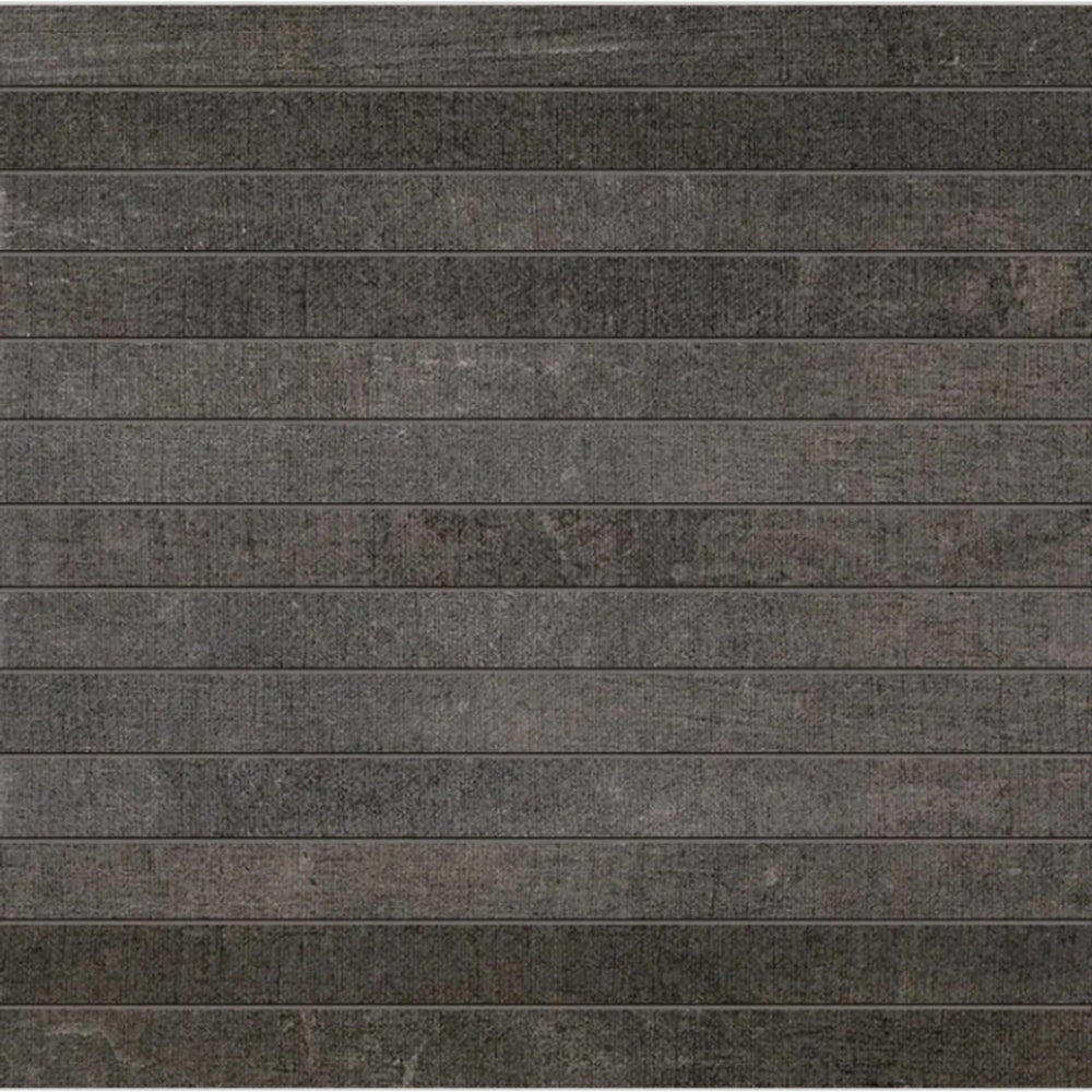 Reside USA in Black Straight Stack Tile