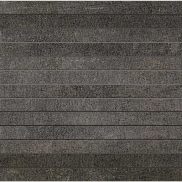 Reside USA in Black Straight Stack Tile