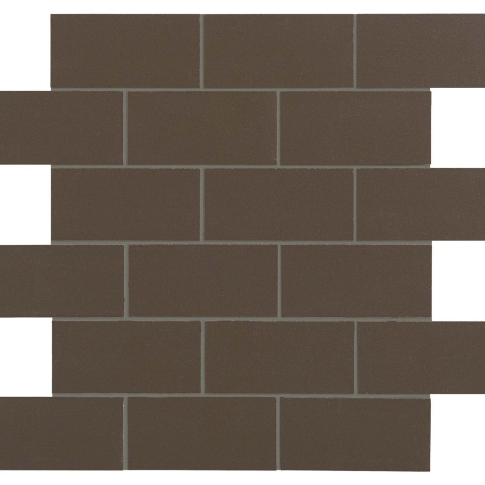 Retroactive 2.0 in Roasted Chestnut Mosaic 2"x4" Tile