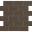 Retroactive 2.0 in Roasted Chestnut Mosaic 2"x4" Tile