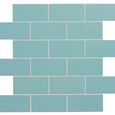 Retroactive 2.0 in Gulf Breeze Mosaic 2"x4" Tile