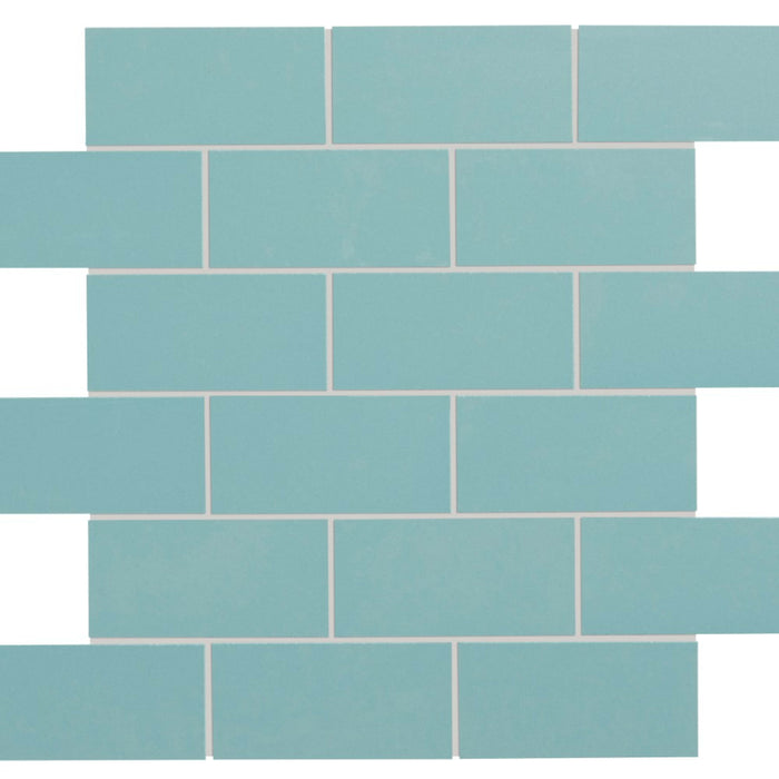 Retroactive 2.0 in Gulf Breeze Mosaic 2"x4" Tile
