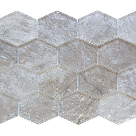 Revere - Hex Mosaic in Natural - Hex Mosaic