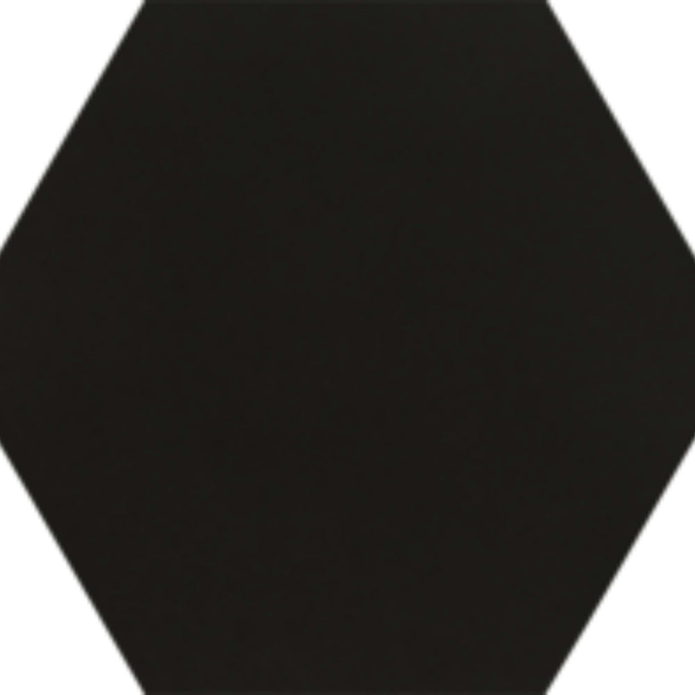Rima Hexagon in Black Tile