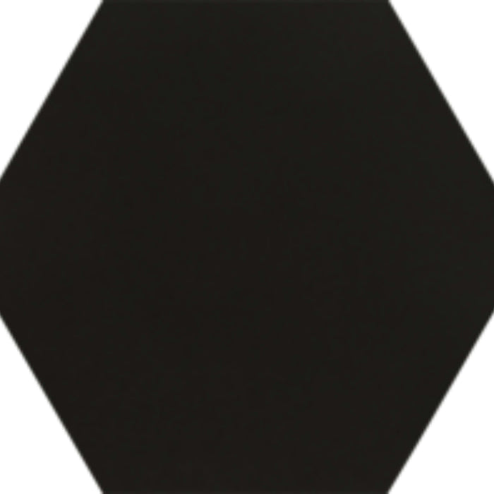 Rima Hexagon in Black Tile
