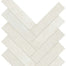Rekindle in White Herringbone Tile