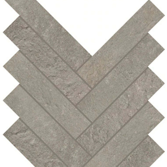 Rekindle in Medium Grey Herringbone