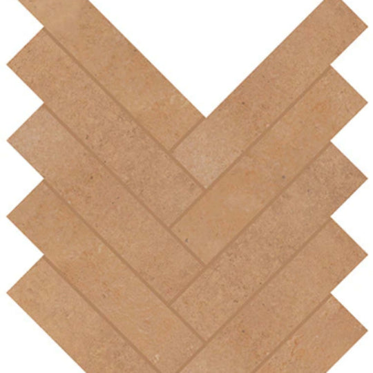 Rekindle in Terracotta Herringbone