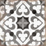 Rhapsody in Spade 13" X 13" Tile