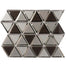 Pinwheel Collection in Rhino Wind Glass Tile