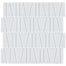 Splash in Fringe White Coral Glass Tile