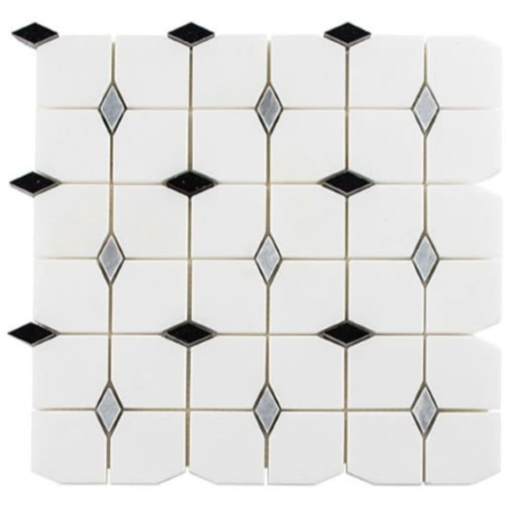 Kings Landing in Royal Sable 2" Squares Natural Stone