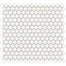 S-Series in Canvas White Penny Round Tile