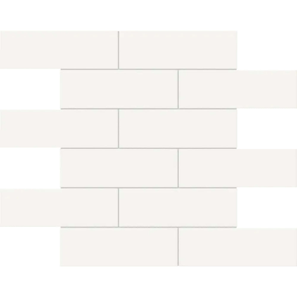 S-Series-2x6 in Canvas White Staggered Tile