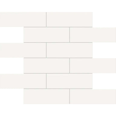 S-Series-2x6 in Canvas White Staggered Tile