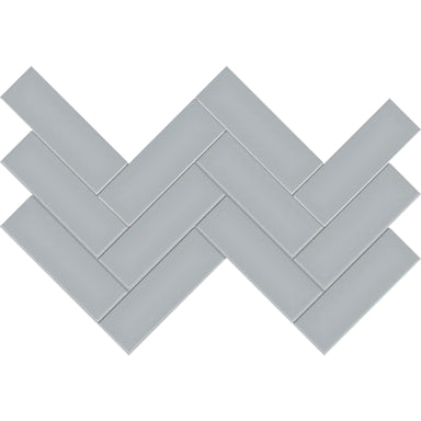 S-Series-2x6 in Cloud Blue Herringbone Tile
