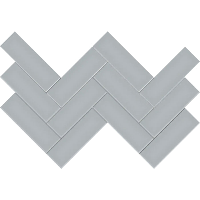 S-Series-2x6 in Cloud Blue Herringbone Tile