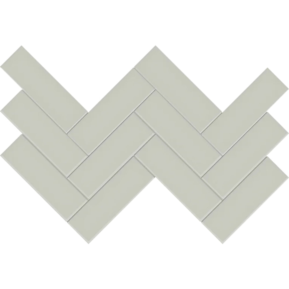 S-Series-2x6 in Soft Sage Herringbone Tile