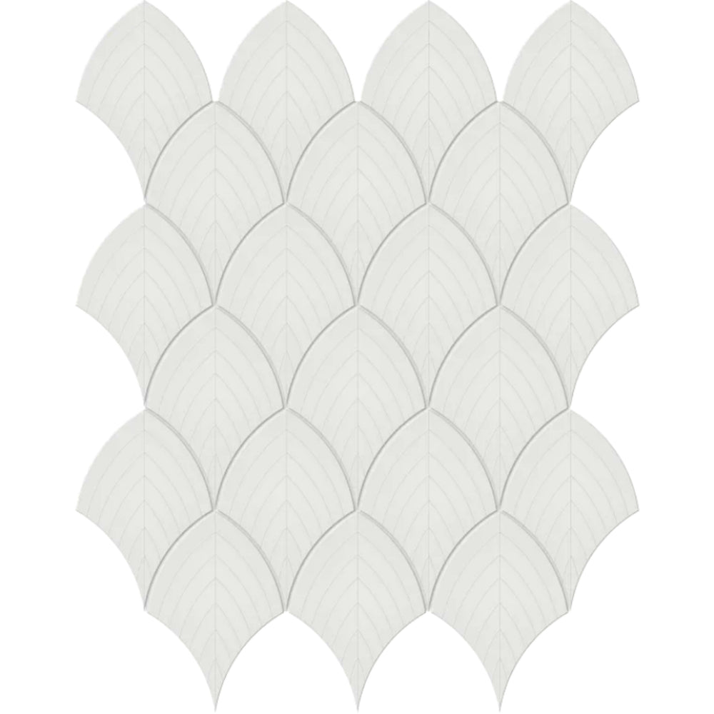 S-Series in Vintage Grey Scallop Tile