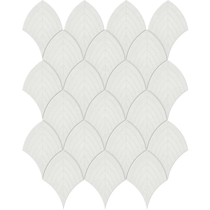 S-Series in Vintage Grey Scallop Tile