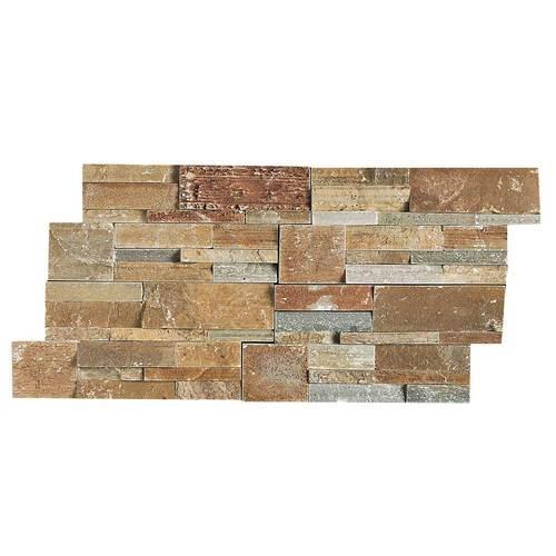 Stacked Stone in Shanghai Rust (Stacked Stone Natural Cleft Ungauged)