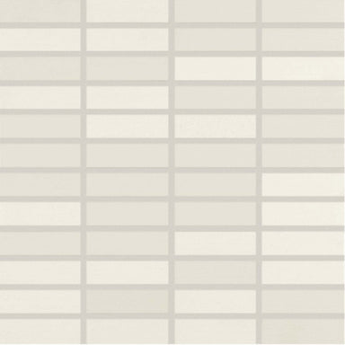 Shades 2.0 in Whites Linear Mosaic 1"x3" Tile