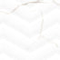 Sculpture in White Chevron 13" X 36" Tile