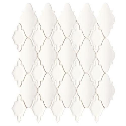Serliana in White Mosaic (Moroccan) - 14x12