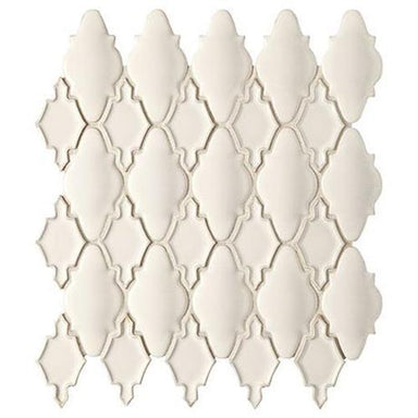 Serliana in Off White Mosaic (Moroccan) - 14x12 Tile