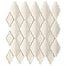 Serliana in Off White Mosaic (Moroccan) - 14x12 Tile