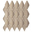 Serliana in Dark Tan Mosaic (Moroccan) - 14x12 Tile